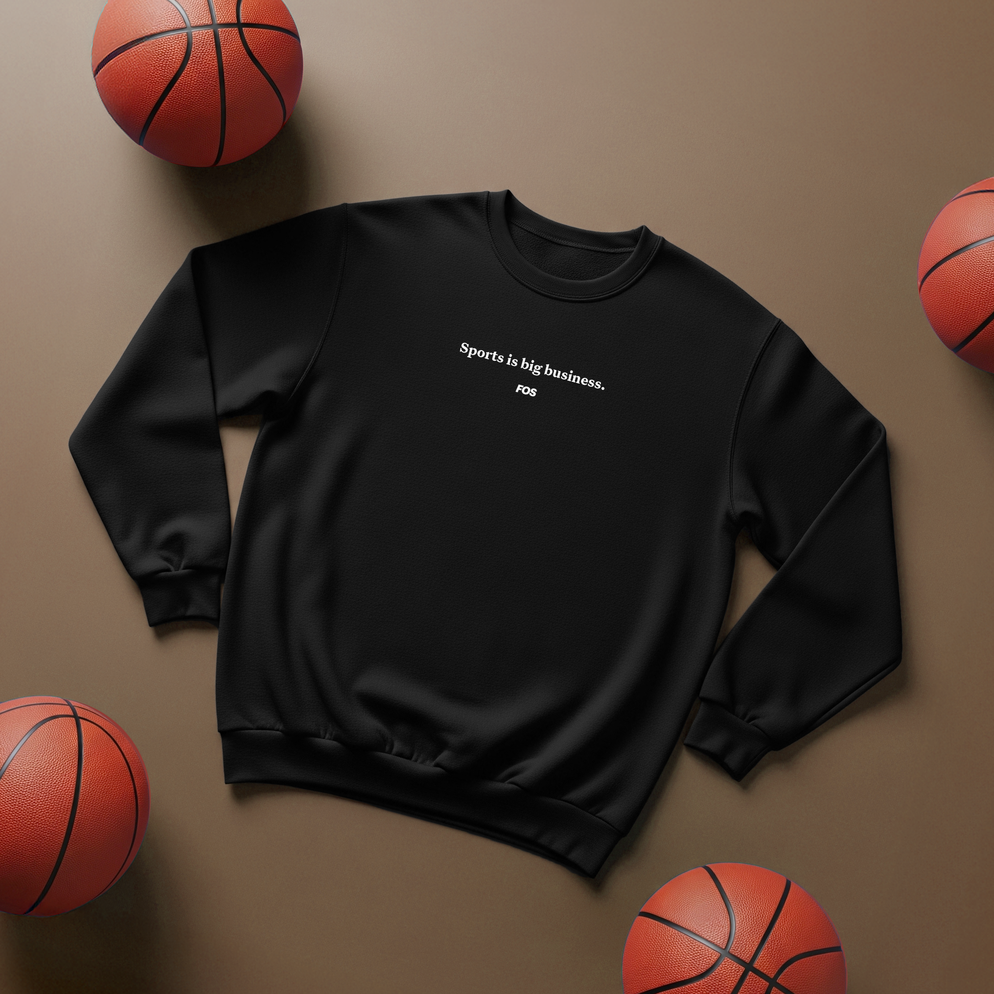 Sports is big business. Crewneck