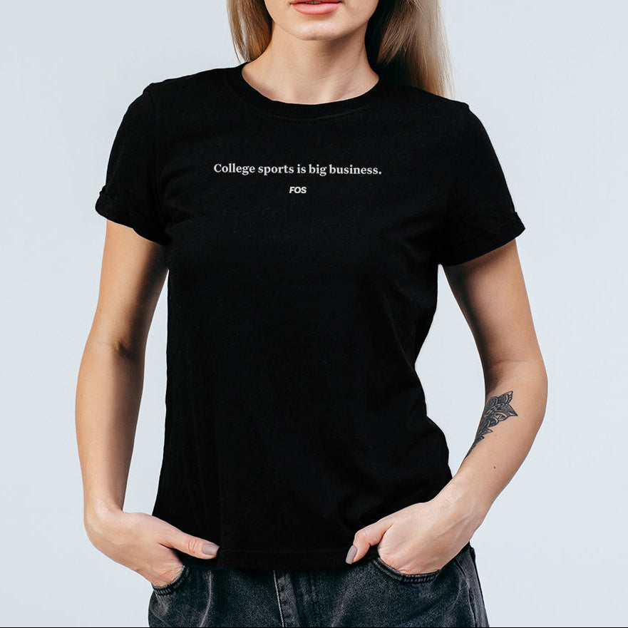 College sports is big business. Tee