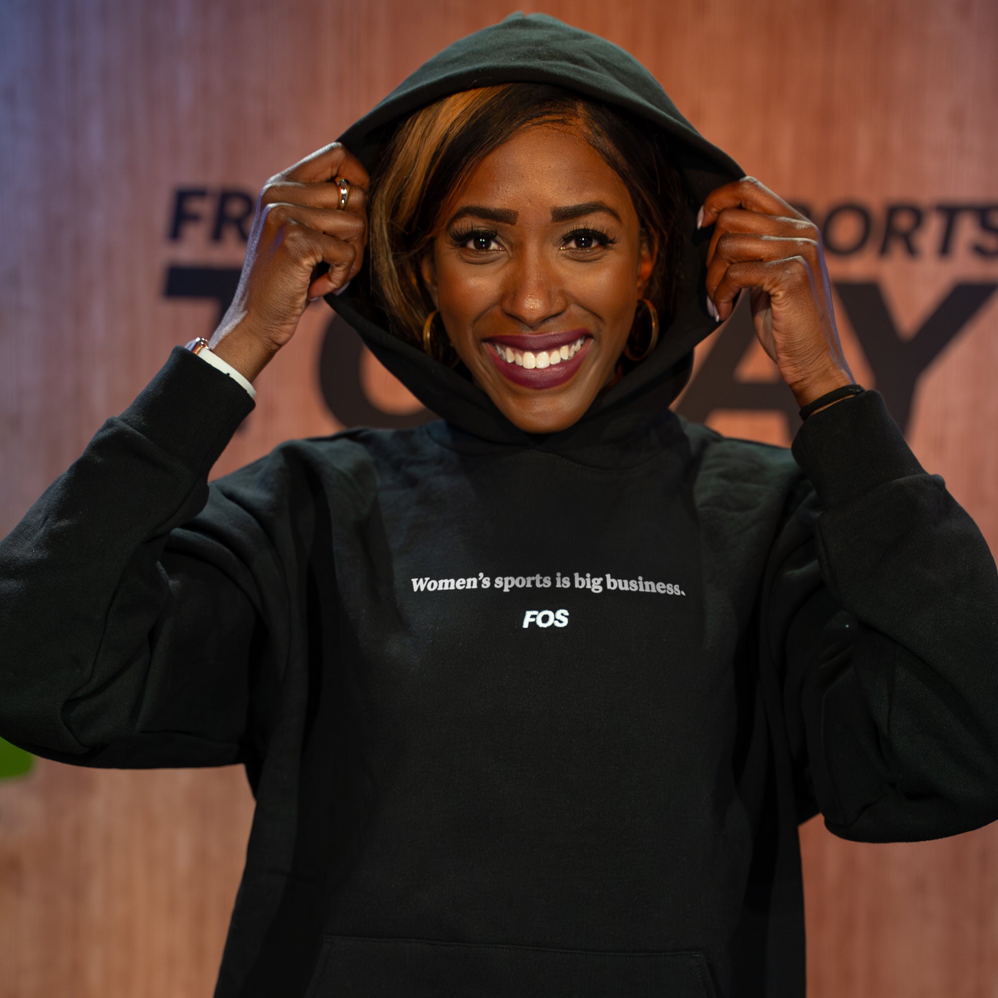 Women's sports is big business. Hoodie