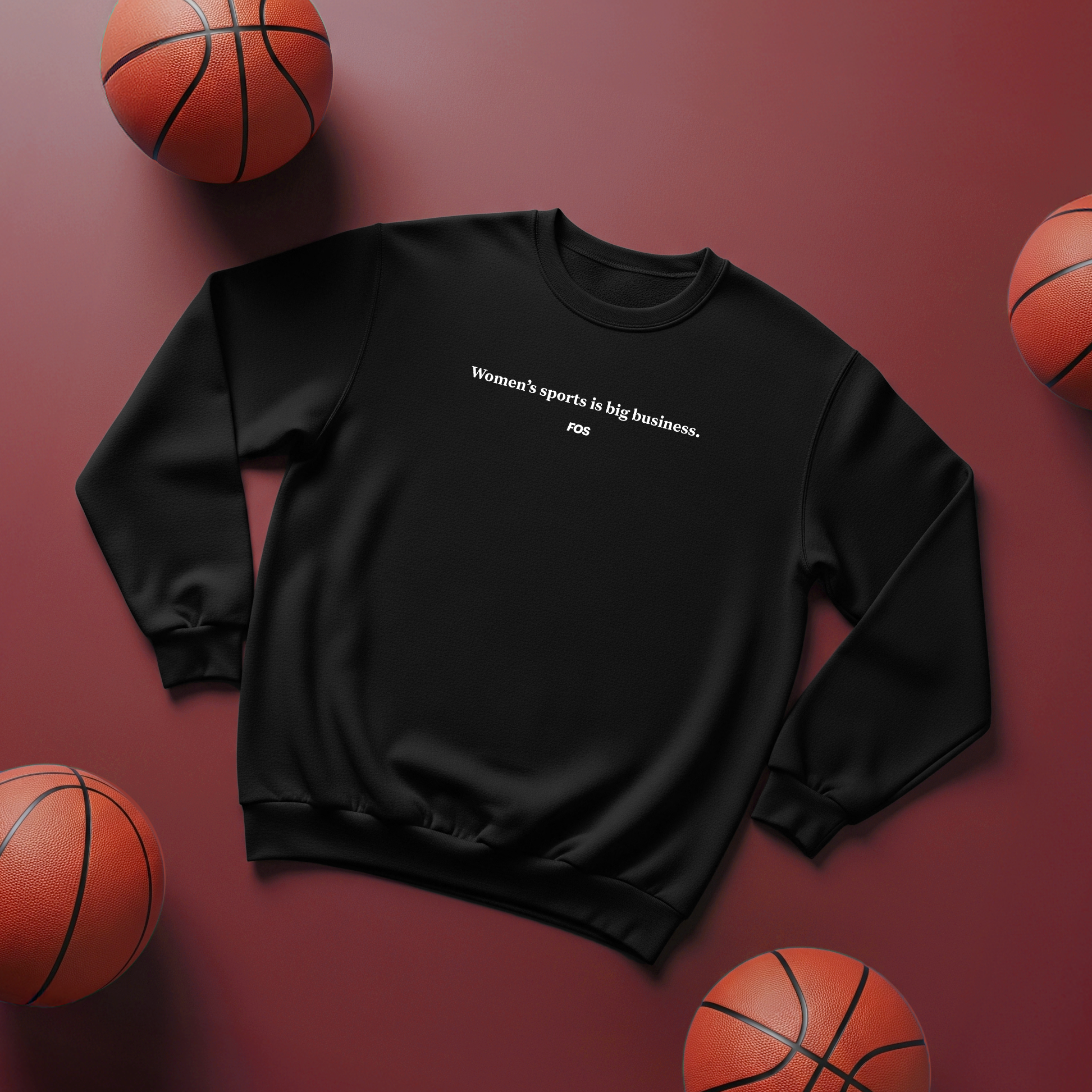 Women's sports is big business. Crewneck