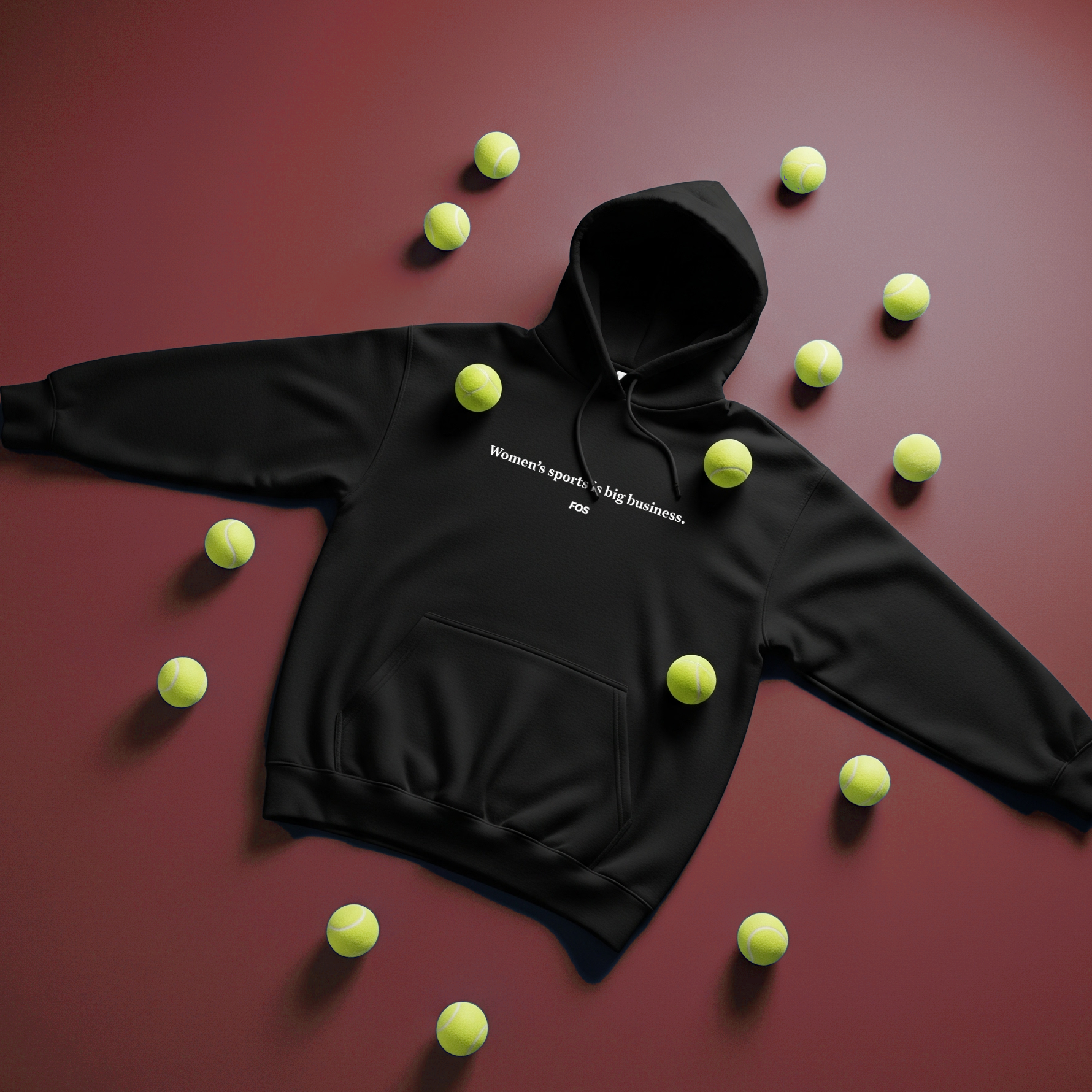 Women's sports is big business. Hoodie