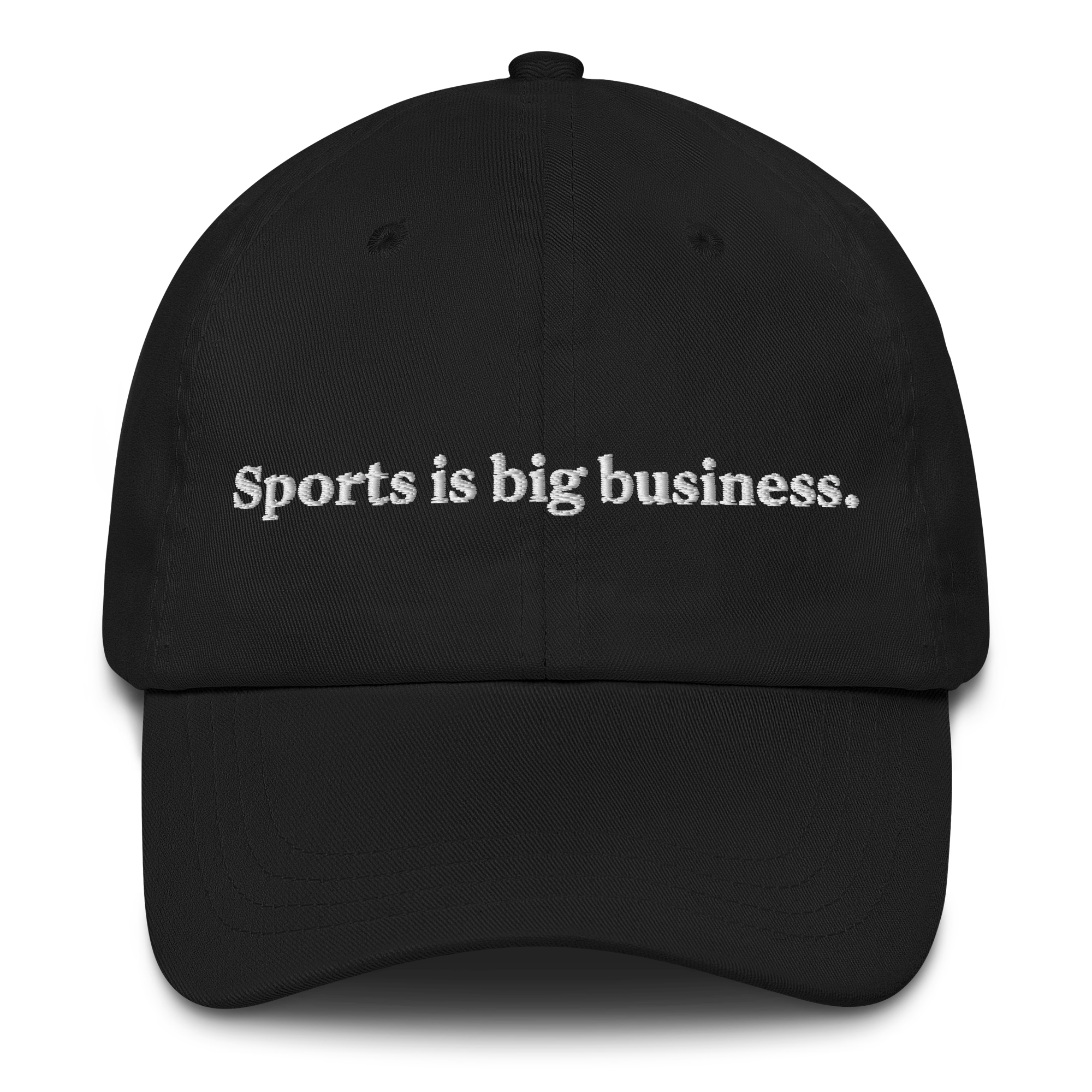 Sports is big business. Hat